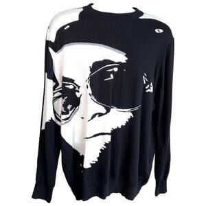 Rare Palace x Elton John Wool Blend Sweater Size Extra Large Skater Collector